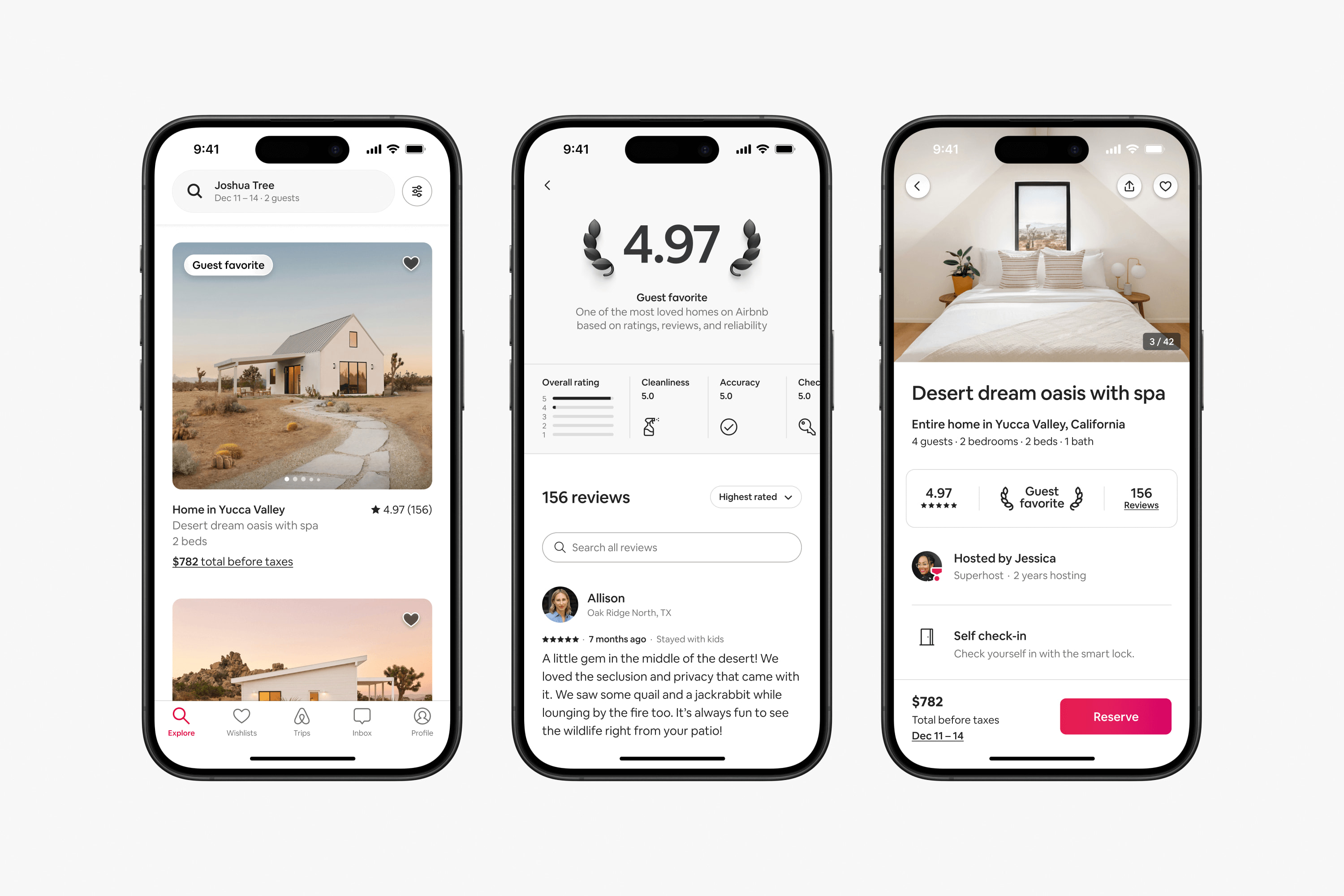 Airbnb rummeligt design